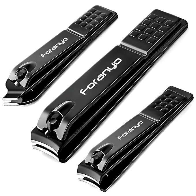 3 Piece Toenail Clippers Fingernail Clipper Nail Clippers for Men Women Adult